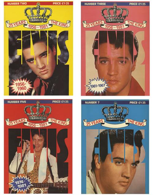 Elvis Presley 25 Years [1956-1981] The King - 5 Copies UK